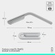 Мышка Logitech Mobi Fold Bluetooth Off-White (910-007631)