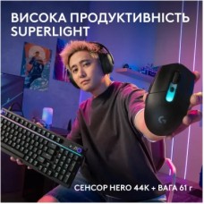Мышка Logitech G305 X Superlight Wireless Black (910-007739) - Фото