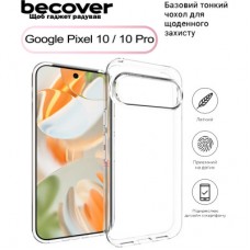 Чохол для мобільного телефона BeCover Google Pixel 10 / 10 Pro Transparancy (713677) Чохол для мобільного телефона BeCover Google Pixel 10 / 10 Pro Transparancy (713677) - Фото