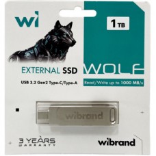 Накопичувач SSD USB 3.2 1 TB Wolf Wibrand (WIEXSSD/WO1TB) - Фото