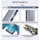 Концентратор Dynamode USB-C + UAB-A to 1xUSB 3.0 + 6xUSB 2.0 gray (DM-UH-701AC)