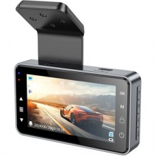 Видеорегистратор HOCO DV9 3-inch screen driving recorder (720P) Metal Gray (6942007633345) - Фото