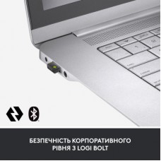 Комплект Logitech MX Keys for Business UA Graphite + Desk Mat Studio Series Mid Grey (MX920-010933) - Фото