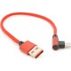 Дата кабель USB 2.0 AM to USB-C 0.25m QC3.0 PD 90° corner braided red Voltronic (YT-USB-TypeC-2.0m/R) Дата кабель USB 2.0 AM to USB-C 0.25m QC3.0 PD 90° corner braided red Voltronic (YT-USB-TypeC-2.0m/R)