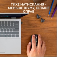 Мышка Logitech MX Anywhere 3S for Business Wireless/Bluetooth + Mouse Pad Studio Series Graphite (MX910-006958) - Фото