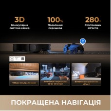 Пилосос Dreame Bot Matrix 10 Pro Black (RLM61HE-Bl) - Фото
