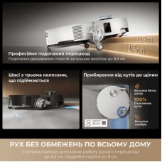 Пилосос Dreame Bot Matrix 10 Pro Black (RLM61HE-Bl) - Фото