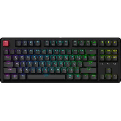 Клавиатура Keychron C3 Max Super Red Switch RGB Wireless/Bluetooth/USB UA Black (C3M-H1-UA)