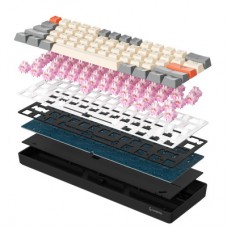 Клавиатура GamePro MK130 V2 Infinity QLAB Sakura Linear RGB USB UA Black (MK130-V2-B-QS) - Фото