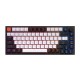 Клавиатура GamePro MK160 V2 Warden QLAB Sakura Linear RGB USB UA Black (MK160-V2-B-QS)