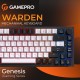 Клавиатура GamePro MK160 V2 Warden QLAB Sakura Linear RGB USB UA Black (MK160-V2-B-QS)