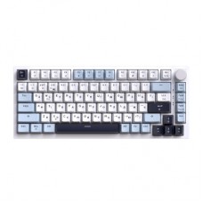 Клавиатура GamePro MK160 V2 Warden QLAB Sakura Linear RGB USB UA White (MK160-V2-BL-QS) - Фото
