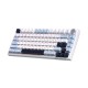 Клавиатура GamePro MK160 V2 Warden QLAB Sakura Linear RGB USB UA White (MK160-V2-BL-QS)
