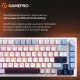 Клавиатура GamePro MK160 V2 Warden QLAB Sakura Linear RGB USB UA White (MK160-V2-BL-QS)