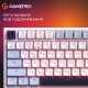 Клавиатура GamePro MK160 V2 Warden QLAB Sakura Linear RGB USB UA White (MK160-V2-BL-QS)