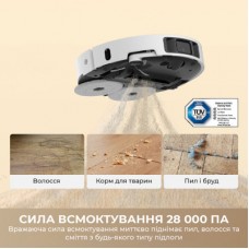 Пилосос Dreame Bot L50 Ultra AE White (RLL51SE-wh) - Фото