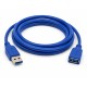Дата кабель USB 3.0 AM/AF 1.5m blue XoKo (XK-AMAF-USB30-15-BL)