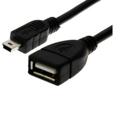 Дата кабель OTG USB 2.0 AF to Mini 5P Drobak (212669) - Фото