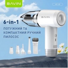 Пилосос BAVIN VC-01 6000Pa 2000 mAh Black (Z-VC01 BK) - Фото