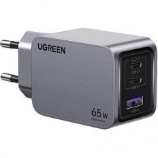 Зарядное устройство Ugreen 3xUSB 65W (2хUSB-C+USB-A) Gan Nexode Pro X755 (25871)