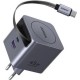 Зарядное устройство Ugreen USB-C PD45W GaN + cable USB-C to USB-C retractable (65822) Зарядное устройство Ugreen USB-C PD45W GaN + cable USB-C to USB-C retractable (65822)