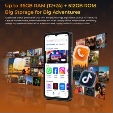 Мобільний телефон OUKITEL WP66 12/512 GB Gray (6941749856883) - Фото