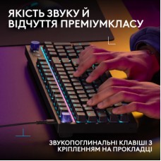 Клавіатура Logitech G316 X TKL USB UA Black (920-014205) - Фото