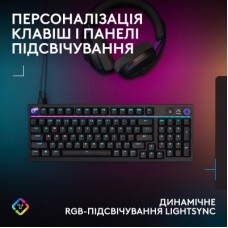 Клавіатура Logitech G316 X TKL USB UA Black (920-014205) - Фото