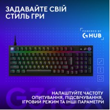 Клавіатура Logitech G316 X TKL USB UA Black (920-014205) - Фото