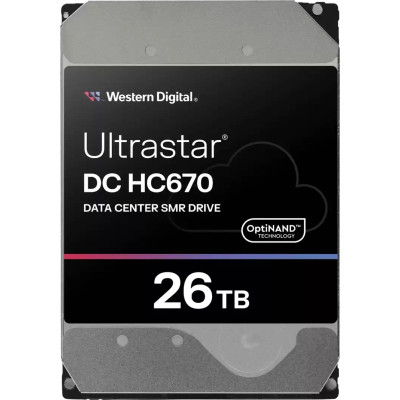 Жорсткий диск 3.5" 26 TB Ultrastar DC HC670 WD (0F61452 / WSH722626ALN607)