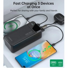 Батарея універсальна Choetech 40000mAh, PD/22.5W, QC, AFC (B731) - Фото