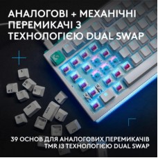 Клавіатура Logitech G512 X 98 Tactile Switch RGB USB UA White (920-014003) - Фото
