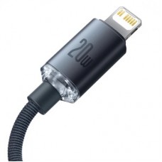 Дата кабель USB-C to Lightning 1.2m 20W black Baseus (CAJY000201) - Фото