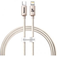 Дата кабель USB-C to Lightning 1.2m 20W pink Baseus (CAJY001304) - Фото