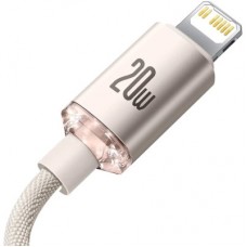 Дата кабель USB-C to Lightning 1.2m 20W pink Baseus (CAJY001304) - Фото