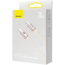Дата кабель USB-C to Lightning 1.2m 20W pink Baseus (CAJY001304) - Фото
