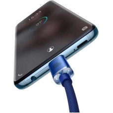 Дата кабель USB-C to USB-C 1.2m 100W blue Baseus (CAJY000603) - Фото