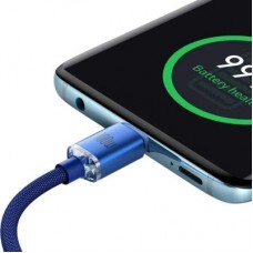 Дата кабель USB-C to USB-C 1.2m 100W blue Baseus (CAJY000603) - Фото