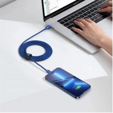 Дата кабель USB-C to USB-C 1.2m 100W blue Baseus (CAJY000603) - Фото