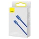 Дата кабель USB-C to USB-C 1.2m 100W blue Baseus (CAJY000603) Дата кабель USB-C to USB-C 1.2m 100W blue Baseus (CAJY000603)