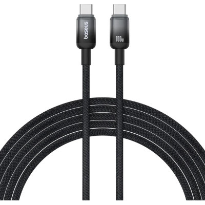 Дата кабель USB-C to USB-C 1.0m 100 W black Baseus (P10374902111-00)