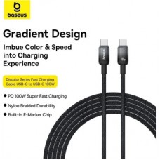 Дата кабель USB-C to USB-C 1.0m 100 W black Baseus (P10374902111-00) - Фото