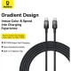 Дата кабель USB-C to USB-C 1.0m 100 W black Baseus (P10374902111-00) Дата кабель USB-C to USB-C 1.0m 100 W black Baseus (P10374902111-00)