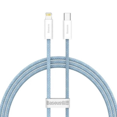 Дата кабель USB-C to Lightning 1.0m 20W blue Baseus (CALD000003)