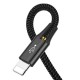 Дата кабель USB 2.0 AM to Lightning + Micro 5P + USB-C 1.2m 3.5A black Baseus (CA1T4-B01)