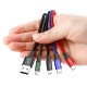 Дата кабель USB 2.0 AM to Lightning + Micro 5P + USB-C 1.2m 3.5A black Baseus (CA1T4-B01)