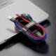 Дата кабель USB 2.0 AM to Lightning + Micro 5P + USB-C 1.2m 3.5A black Baseus (CA1T4-B01)