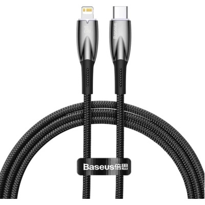 Дата кабель USB-C to Lightning 1.0m 20W black Baseus (CADH000001)