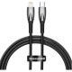 Дата кабель USB-C to Lightning 1.0m 20W black Baseus (CADH000001)