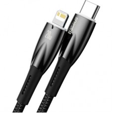 Дата кабель USB-C to Lightning 1.0m 20W black Baseus (CADH000001) - Фото